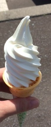 神威岬　ソフトクリーム